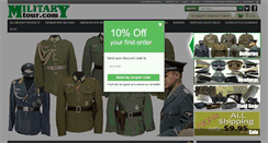 Desktop Screenshot of militarytour.com